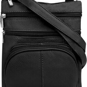 Skyway Leather Crossbody Purses For Women - Cross Body Bag Small Purse is Perfec